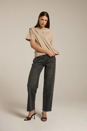 straight leg jeans black denim