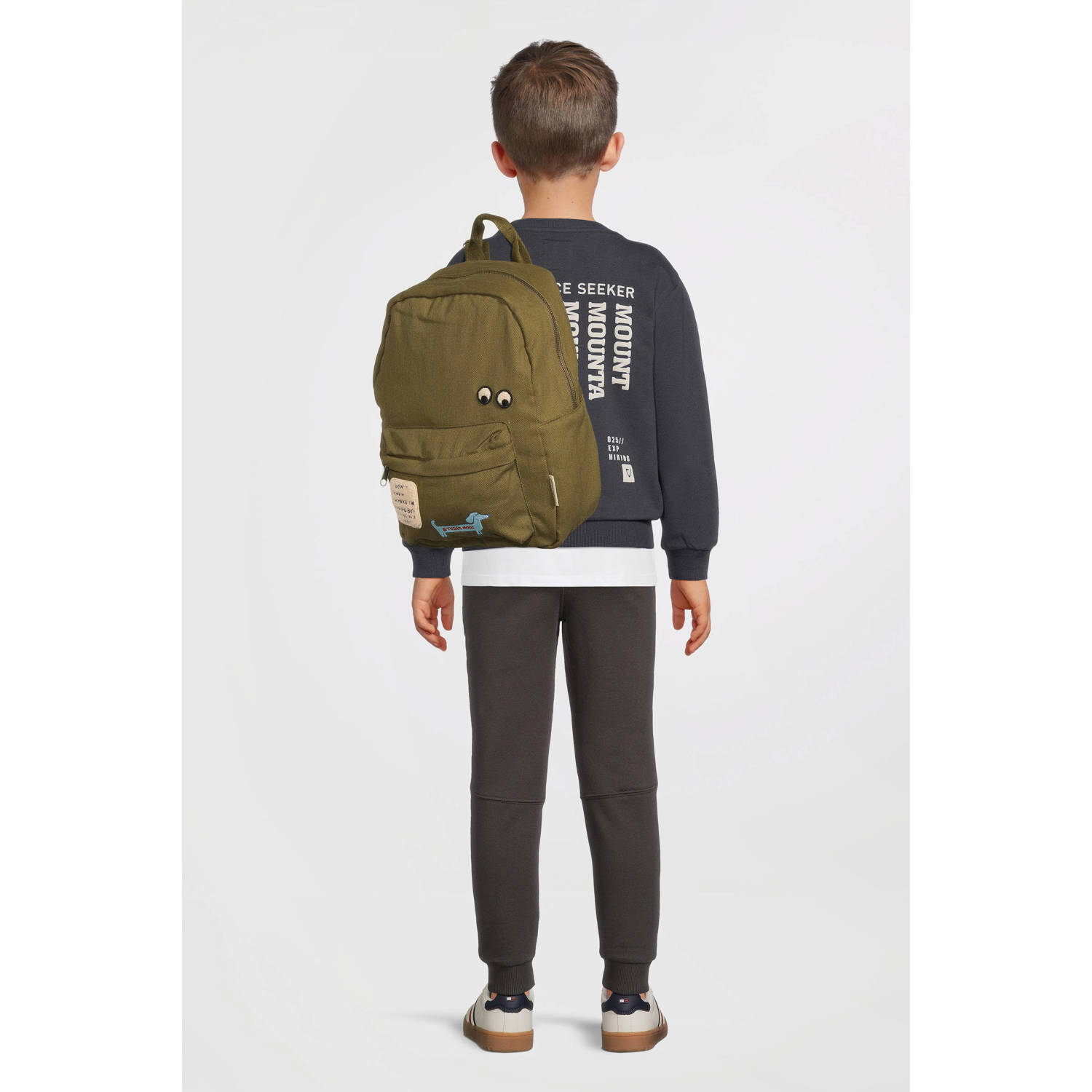 Quapi regular sweatpant zwart