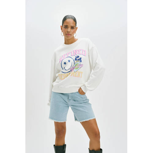 Refined Department sweater wit afbeelding