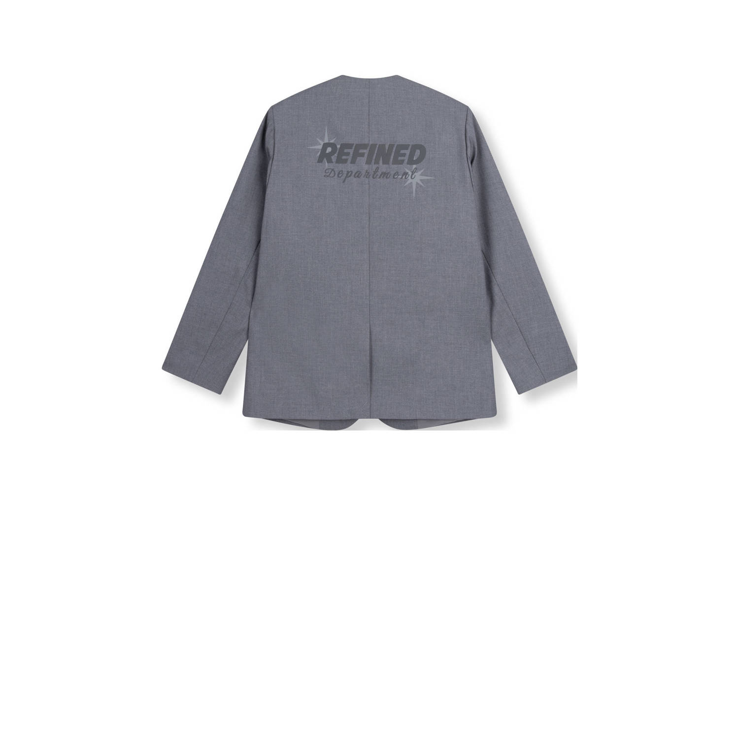 Refined Department oversized blazer grijs