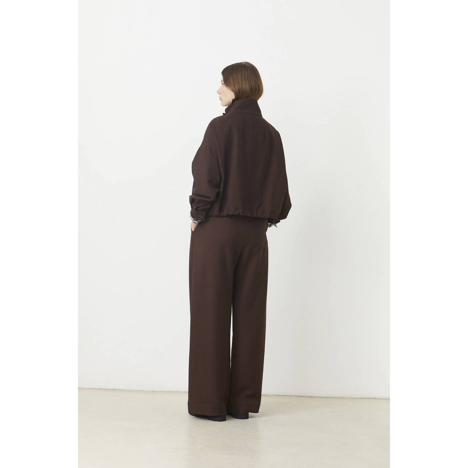Suncoo trenchcoat donkerbruin