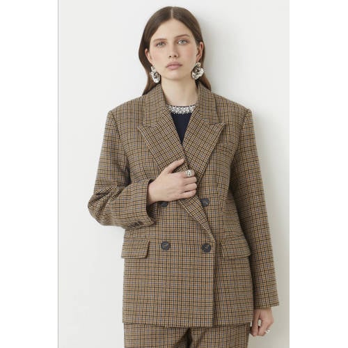 Suncoo blazer met wol bruin afbeelding