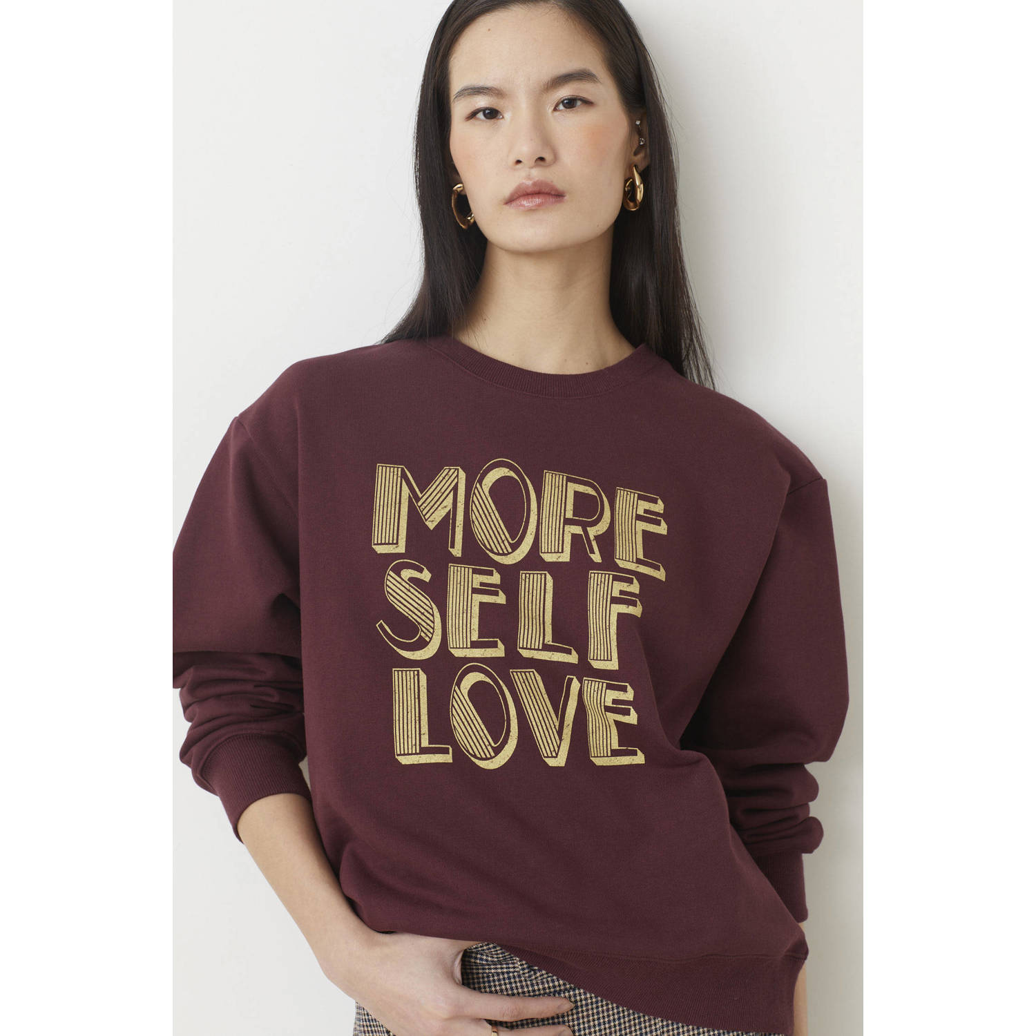 Suncoo sweater donkerrood