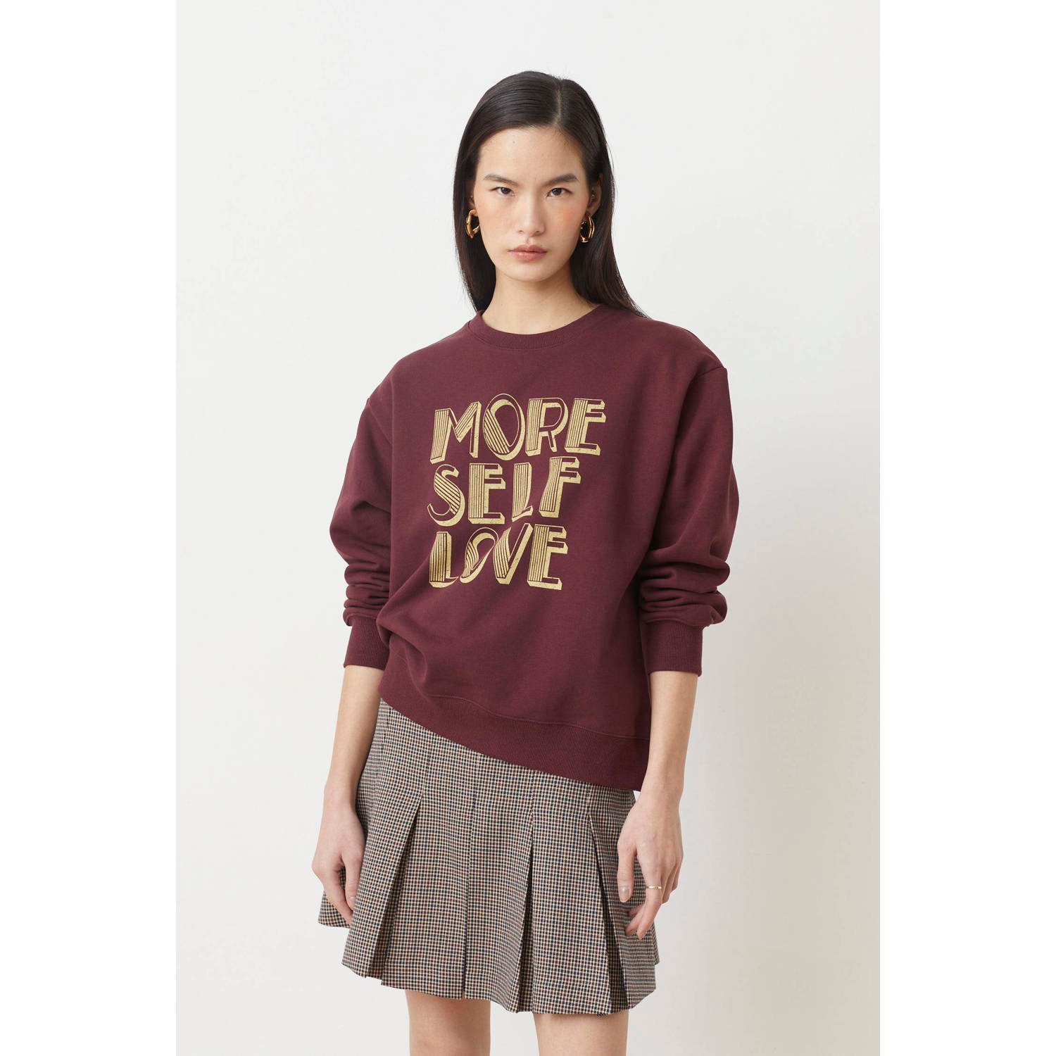 Suncoo sweater donkerrood