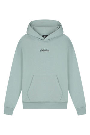 hoodie met backprint lichtblauw