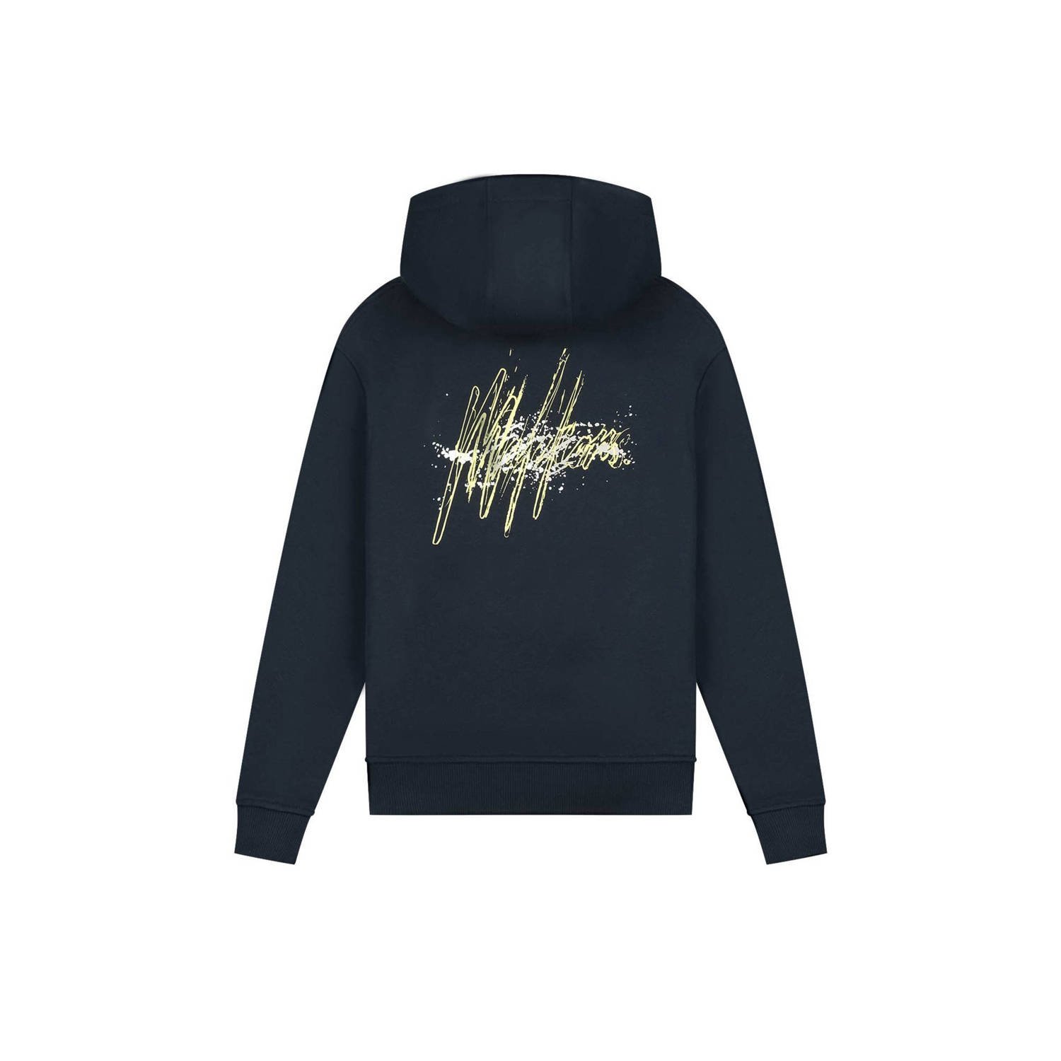 Malelions hoodie donkerblauw