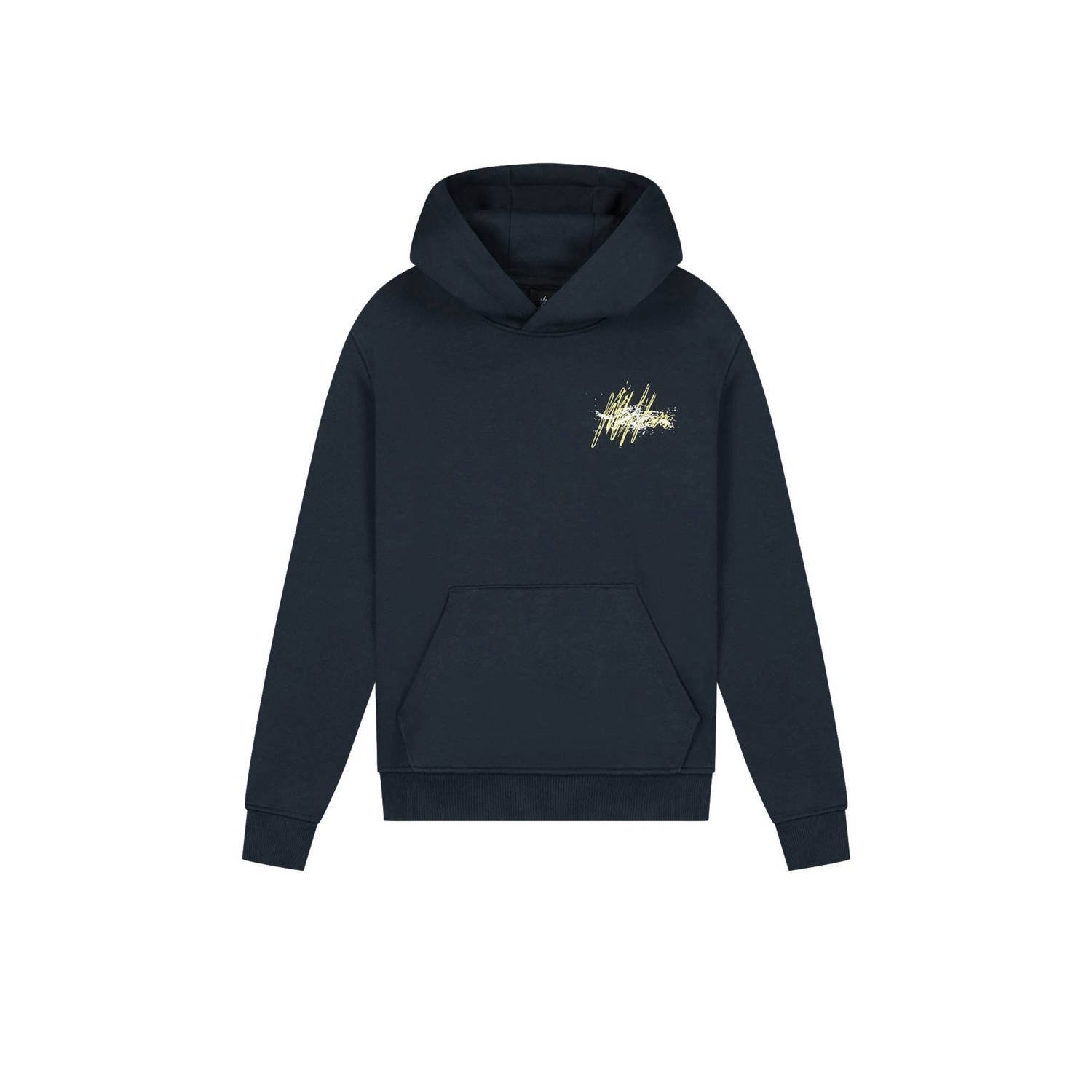 Malelions hoodie donkerblauw