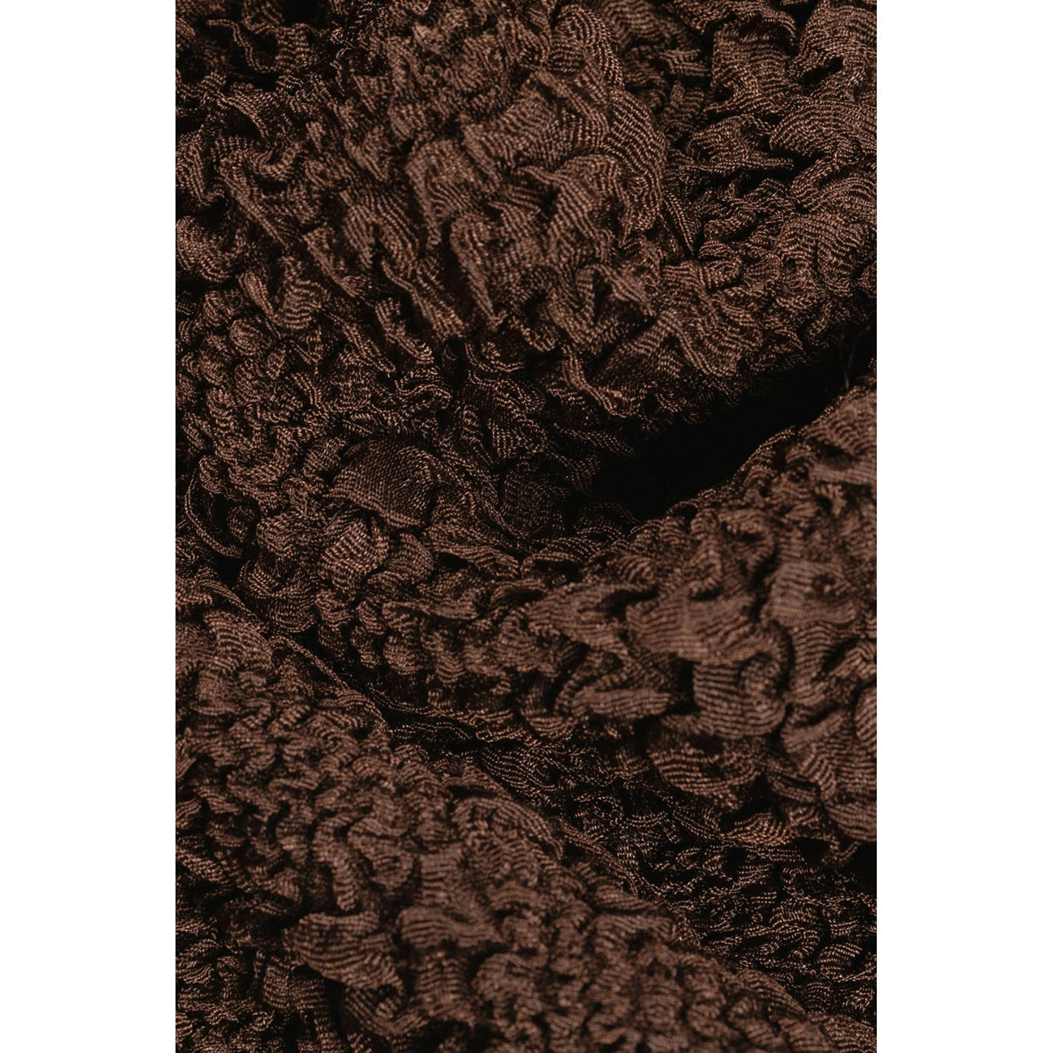 Studio AMAYA straight high waist broek bruin