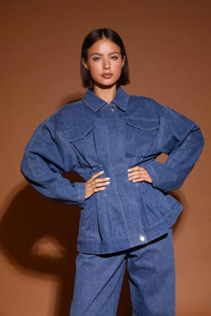 denim spijkerjas medium blue denim