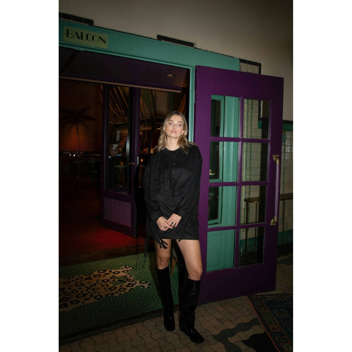 Studio AMAYA korte rok zwart