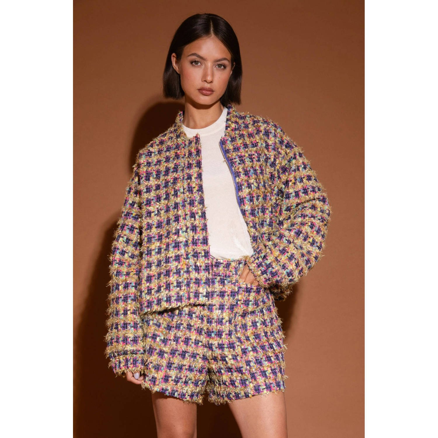 Studio AMAYA straight high waist casual short multi