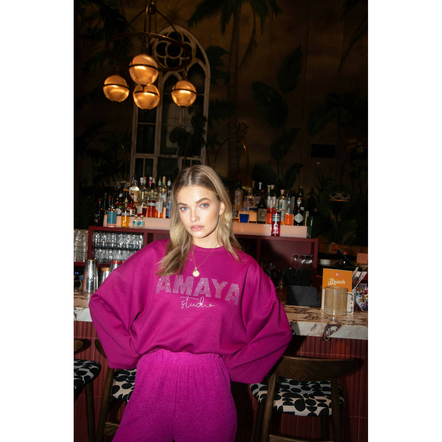 Studio AMAYA sweater fuchsia