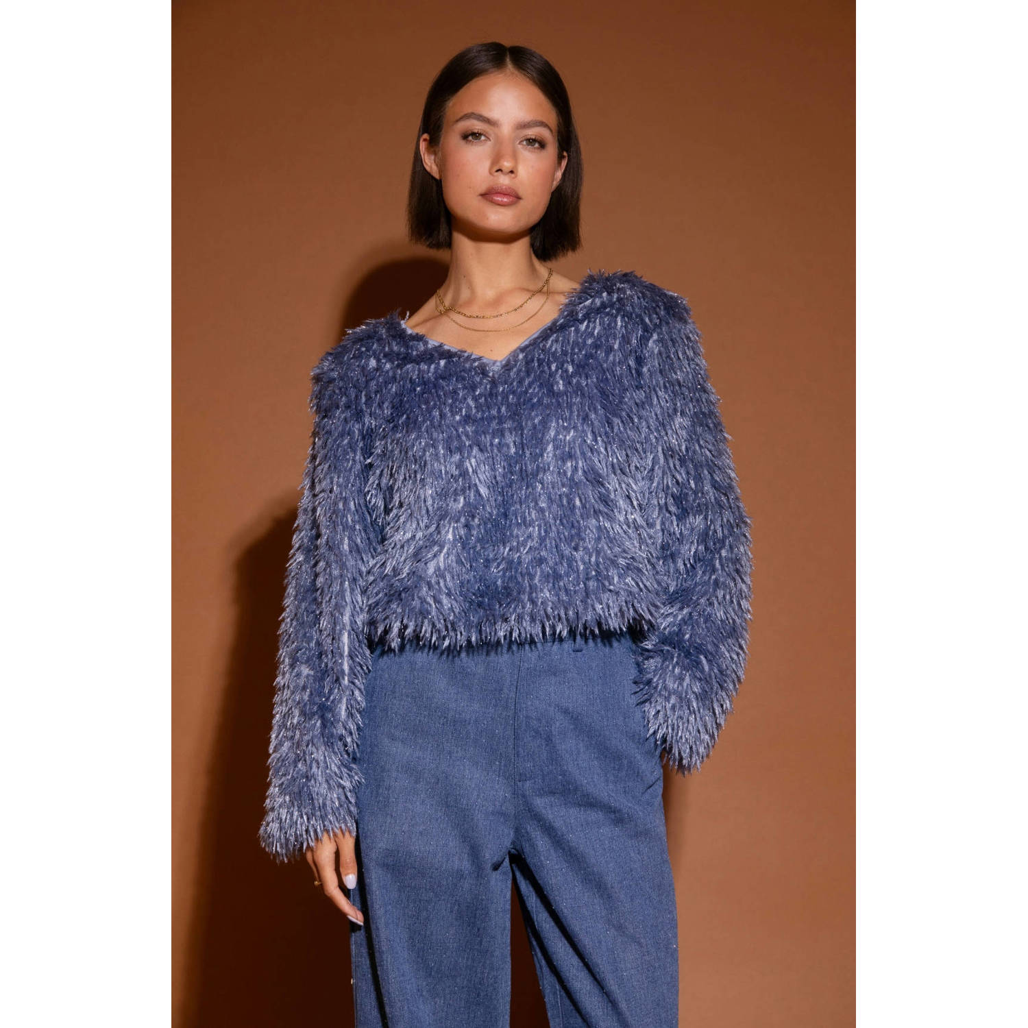 Studio AMAYA sweater blauw