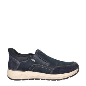nubuck instappers donkerblauw