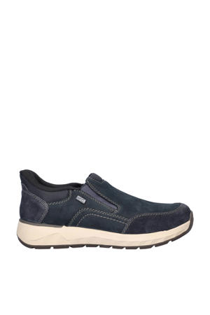 nubuck instappers donkerblauw