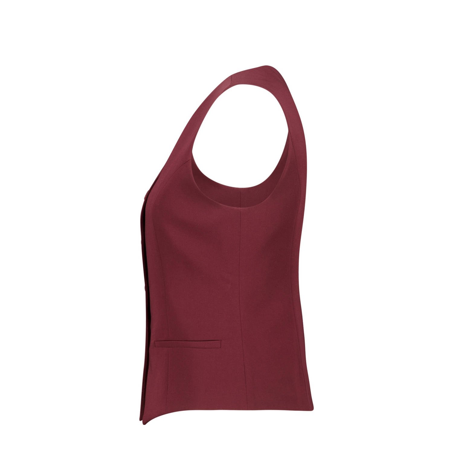America Today gilet donkerrood