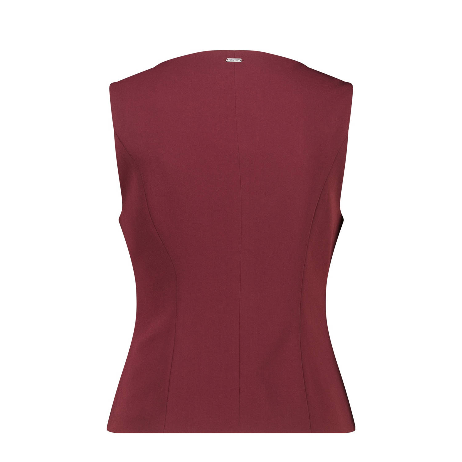 America Today gilet donkerrood