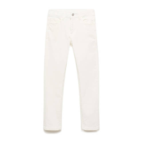 Mango Kids waist slim fit jeans wit afbeelding