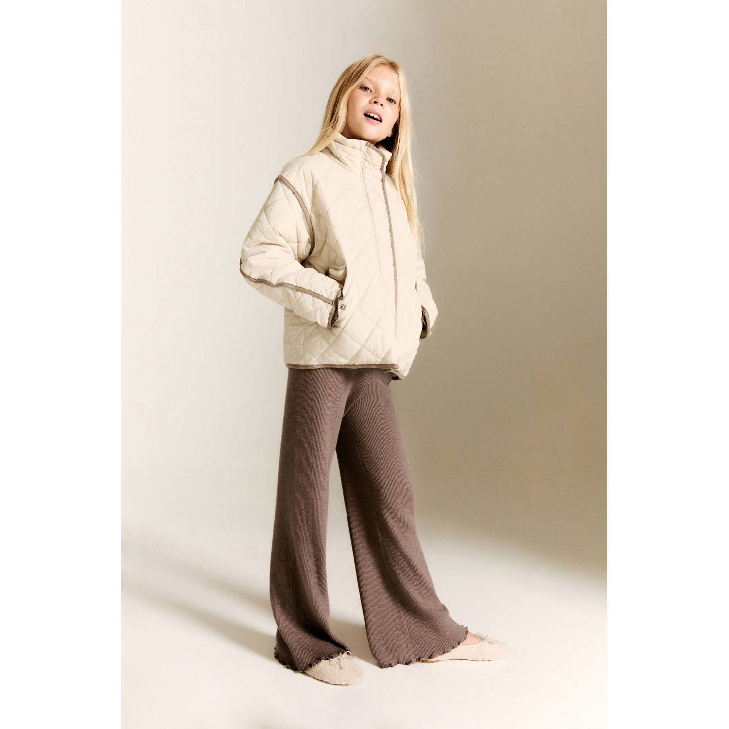 Mango Kids tussenjas beige