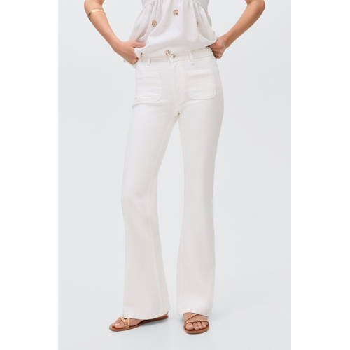 MANGO TEEN flared jeans wit afbeelding