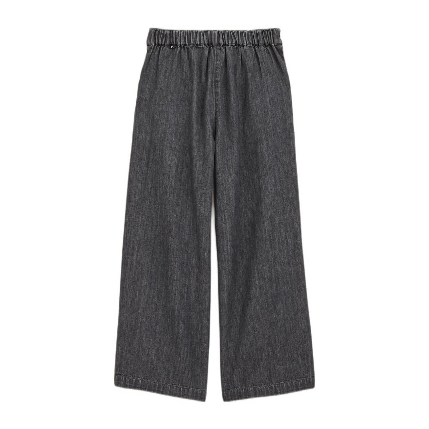 WE Fashion high waist wide leg jeans grey denim