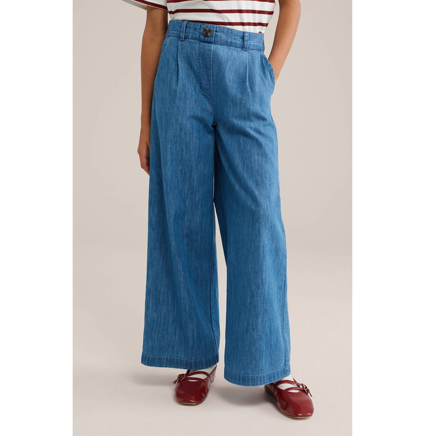 WE Fashion pantalon jeans medium blue denim