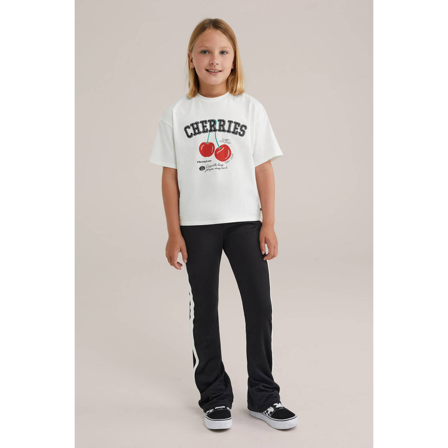 WE Fashion casual broek zwart
