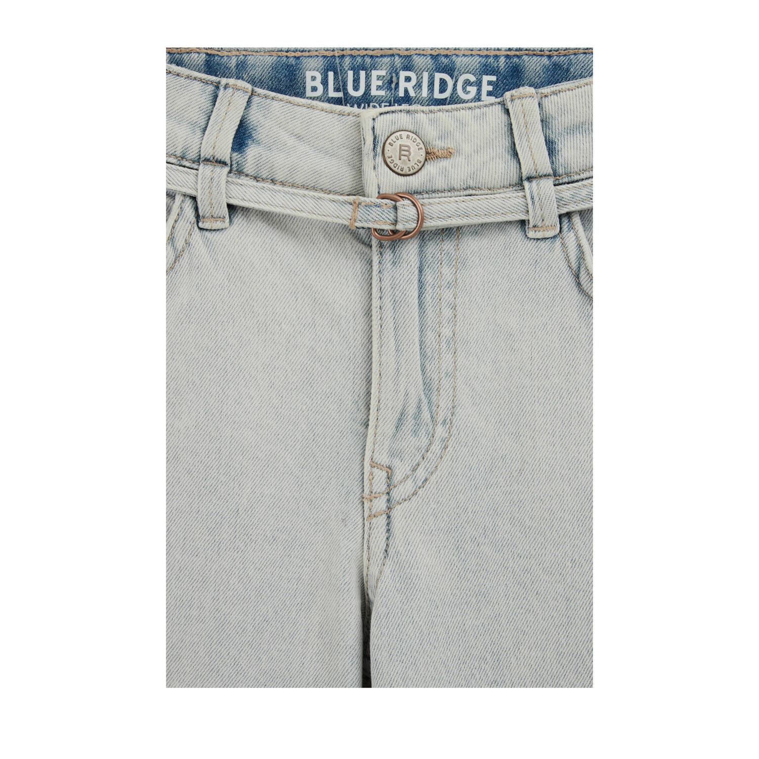 WE Fashion relaxed wide leg jeans light blue denim
