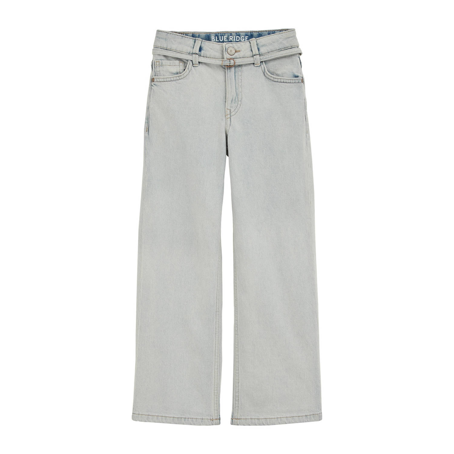 WE Fashion relaxed wide leg jeans light blue denim