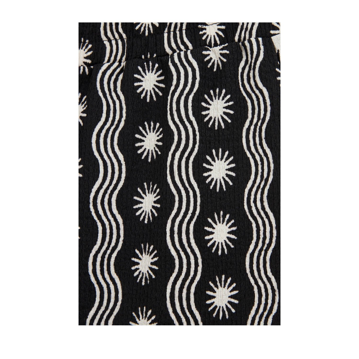 WE Fashion loose palazzo broek zwart