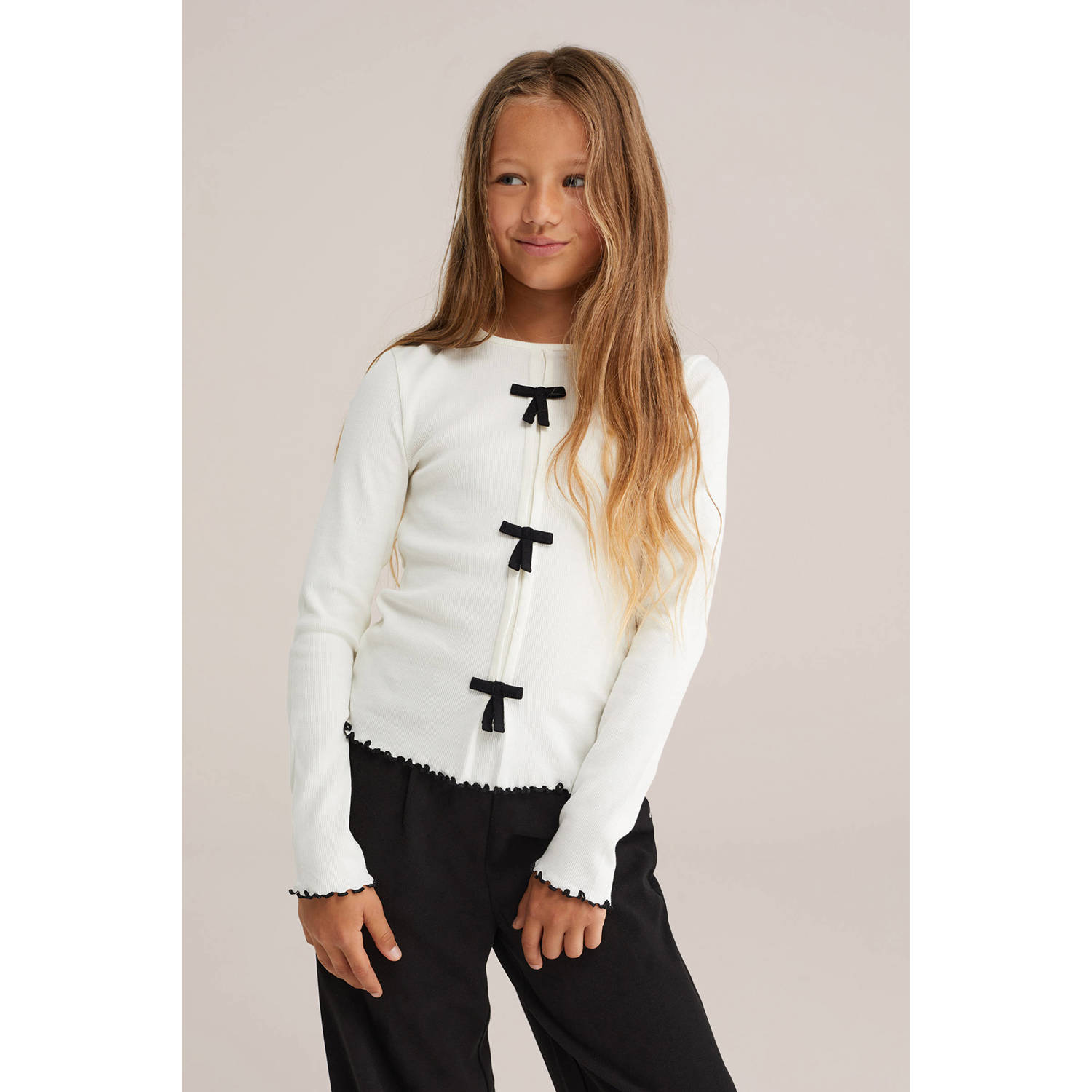 WE Fashion longsleeve wit