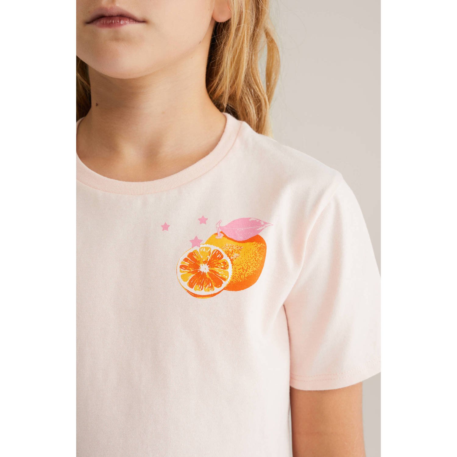 WE Fashion T-shirt lichtroze