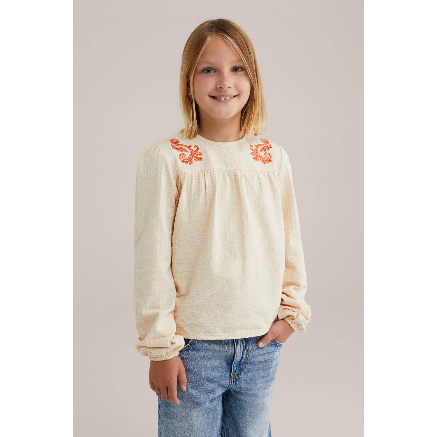 WE Fashion blousetop ecru