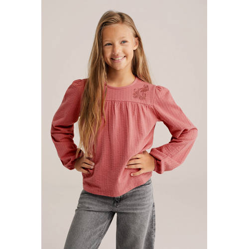 WE Fashion blousetop roze afbeelding