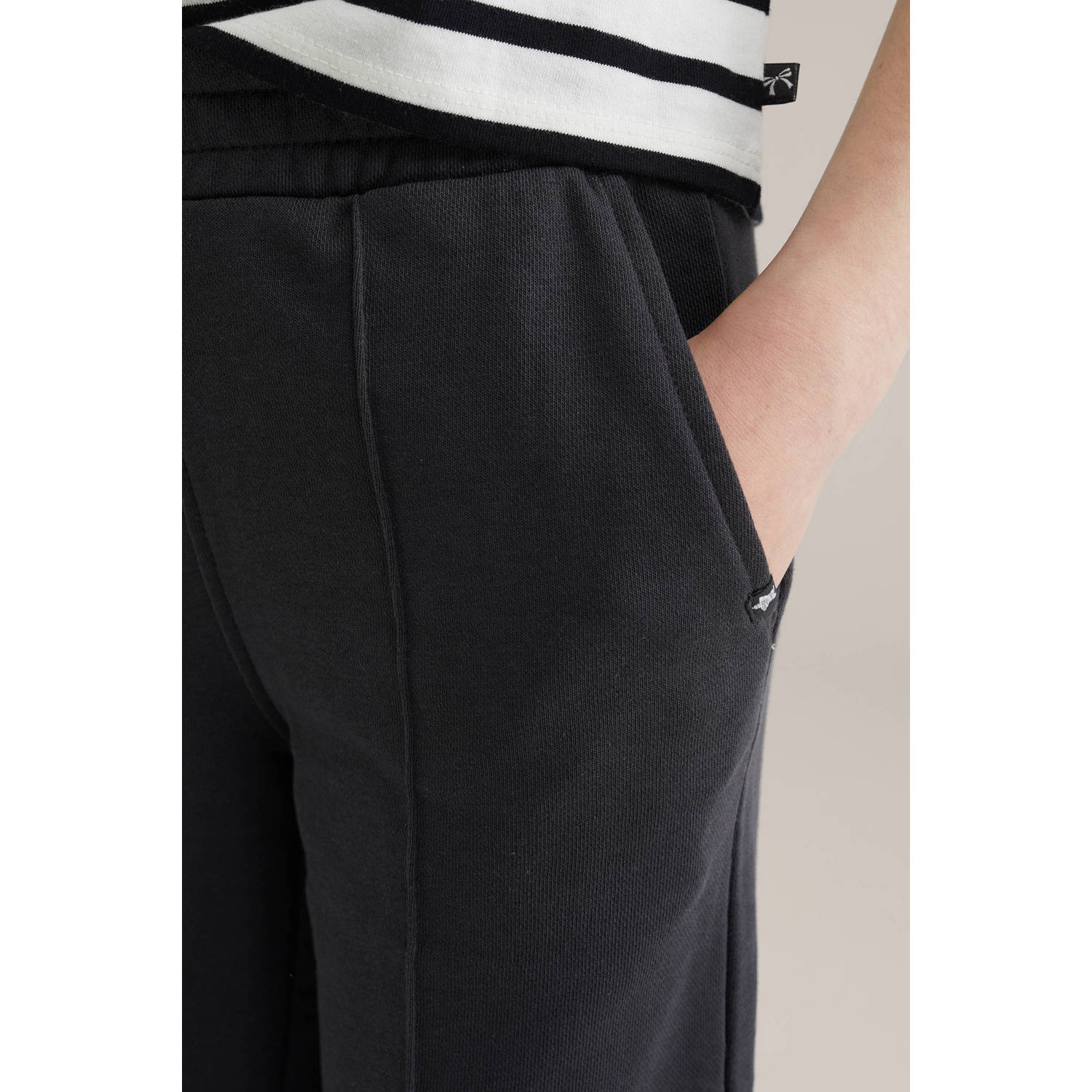 WE Fashion loose casual broek antraciet