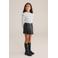 WE Fashion longsleeve ecru rib gebreid