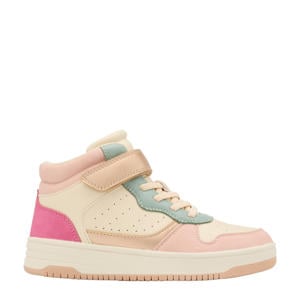 sneakers beige/lichtroze/lichtgroen