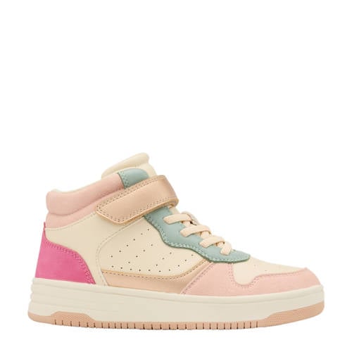 Graceland sneakers beige/lichtroze/lichtgroen afbeelding