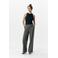 OBJECT OBJLISA wide leg regular waist pantalon donkergroen