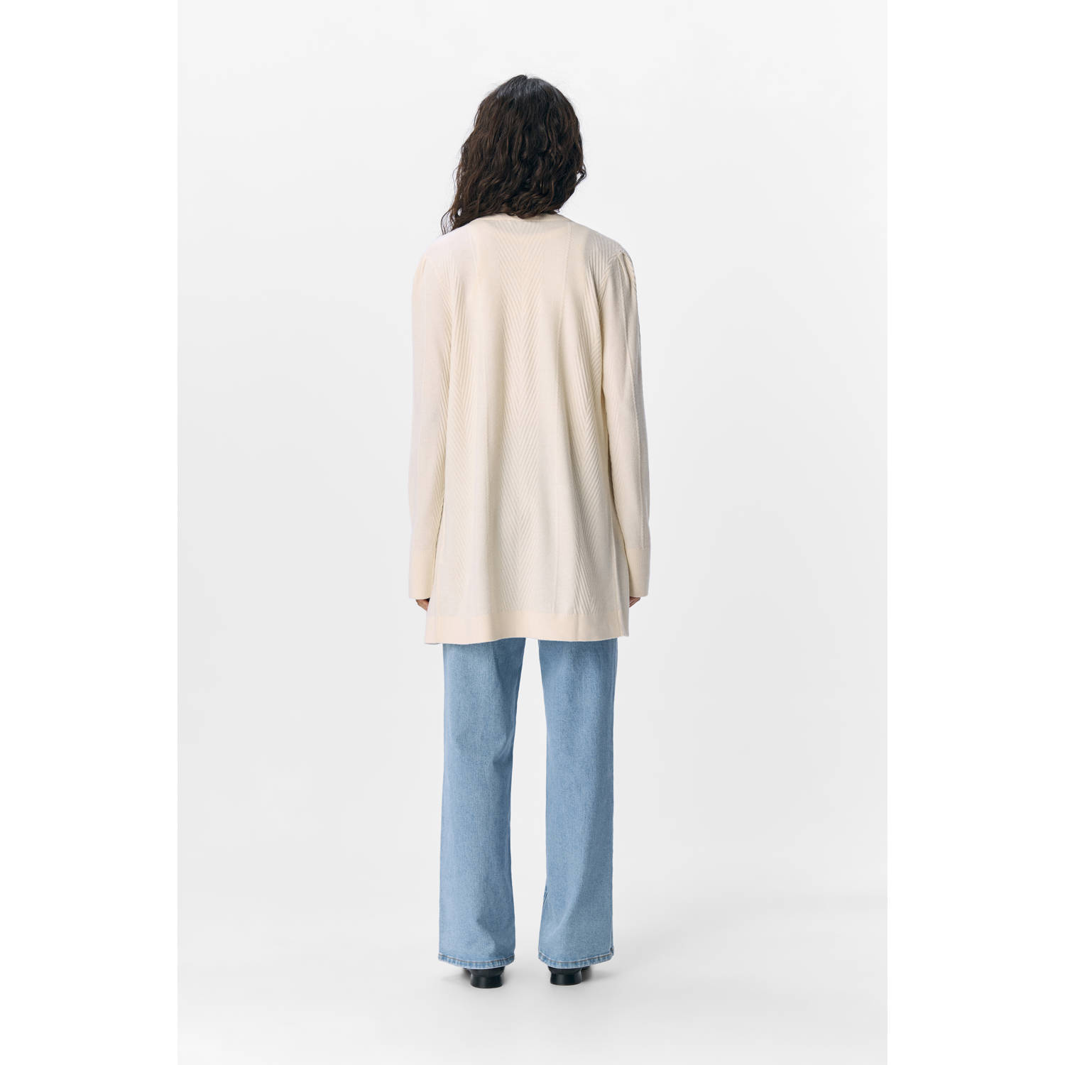 OBJECT lang vest ecru