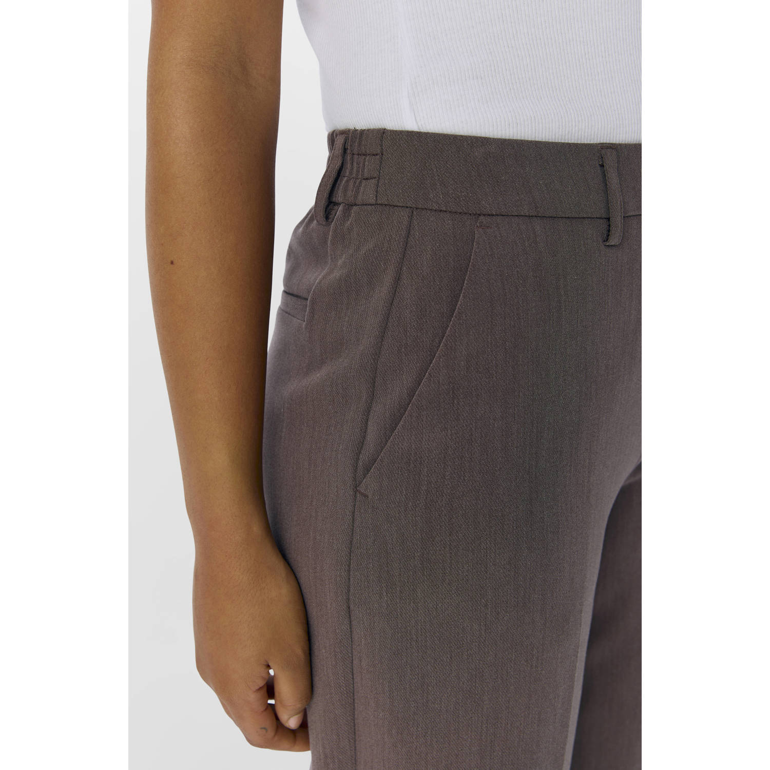 OBJECT wide leg high waist palazzo broek