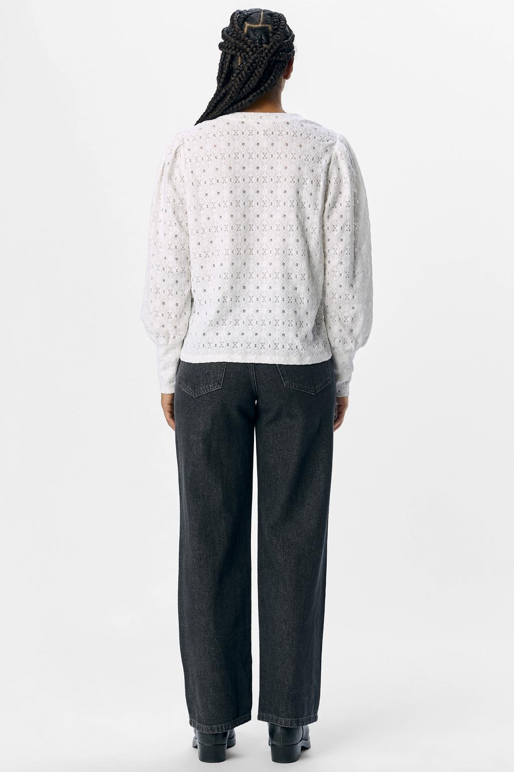 OBJECT top wit broderie