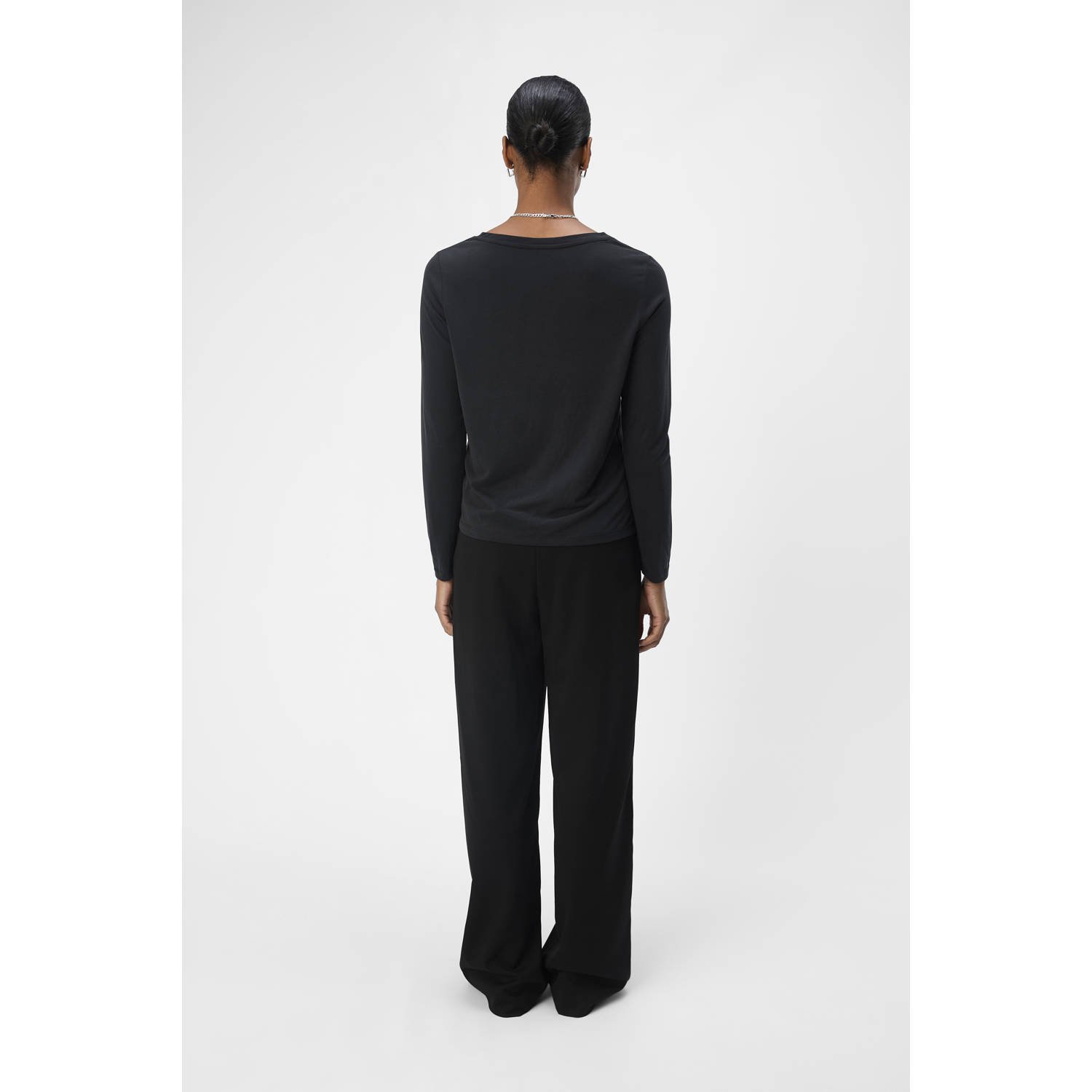 OBJECT T-shirt zwart
