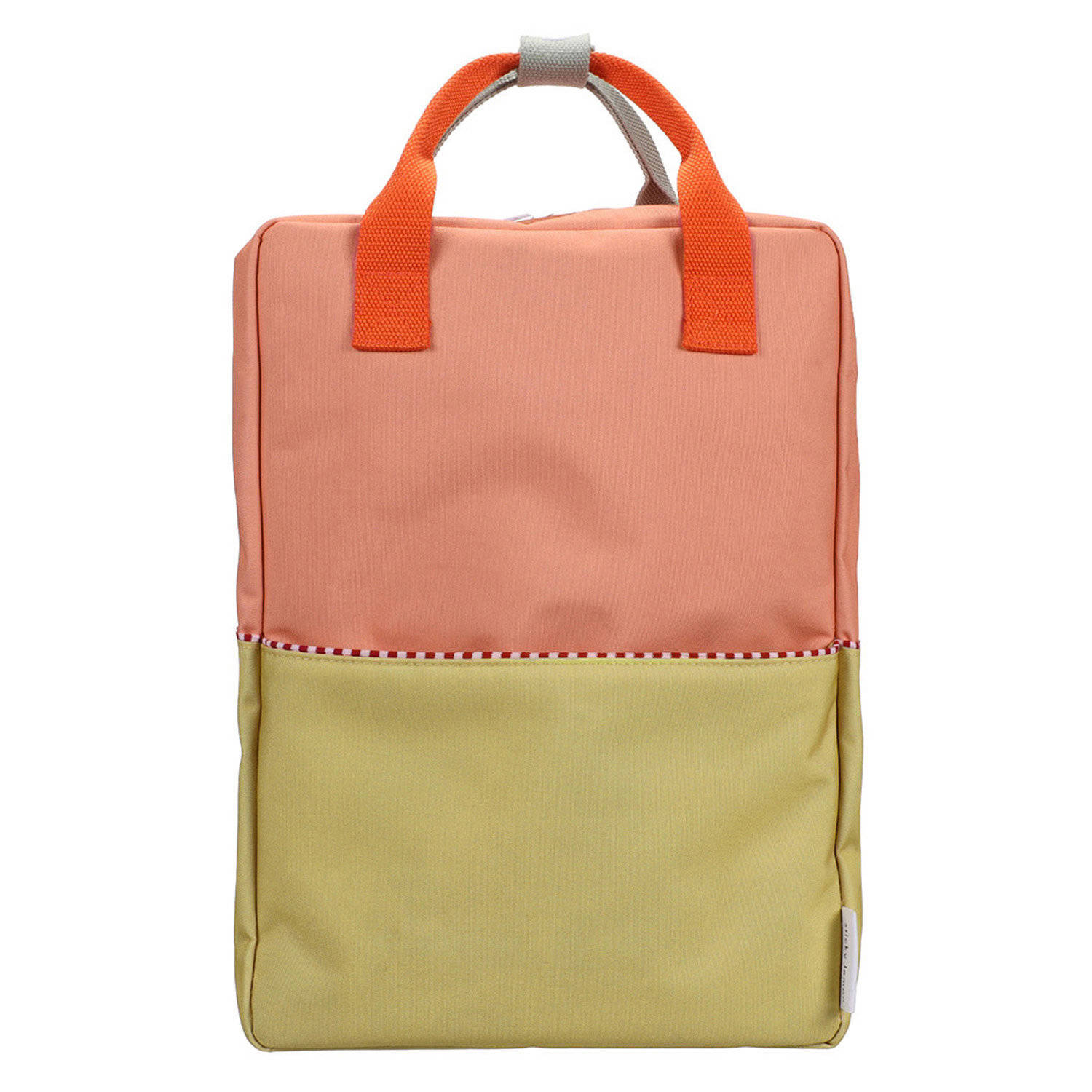 Sticky Lemon rugzak Large Colourblocking Wonders roze geel