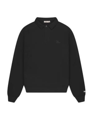 relaxed polo zwart
