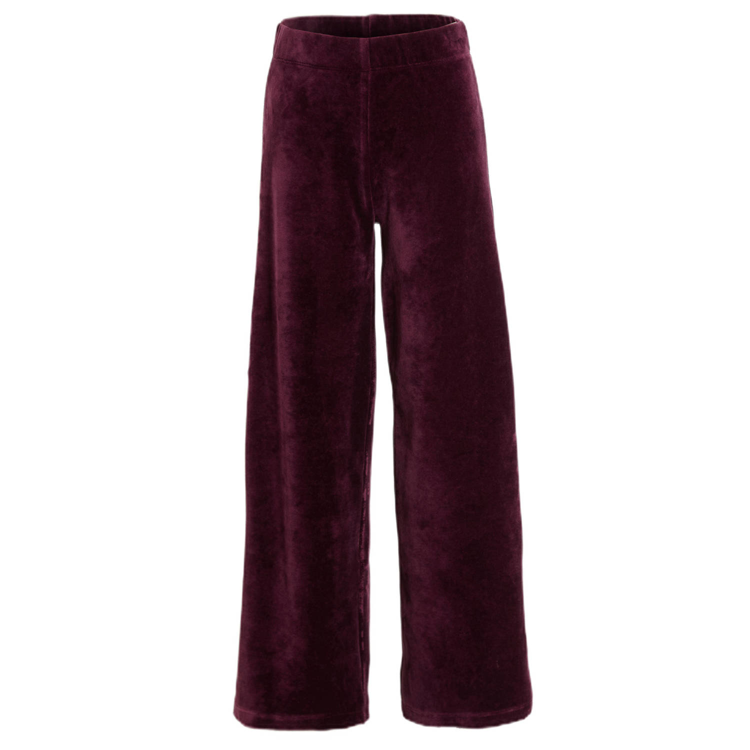 Anytime fluwelen wide leg broek