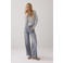 Summum top grijs melange met lurex