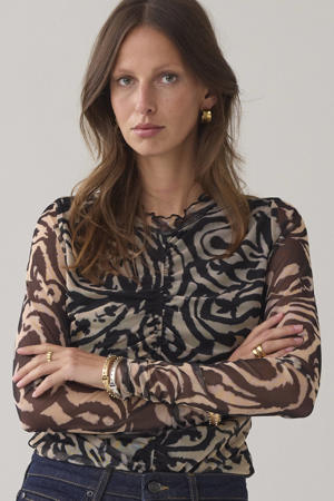 mesh top zwart