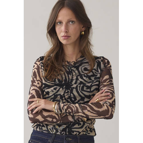 Summum mesh top zwart afbeelding