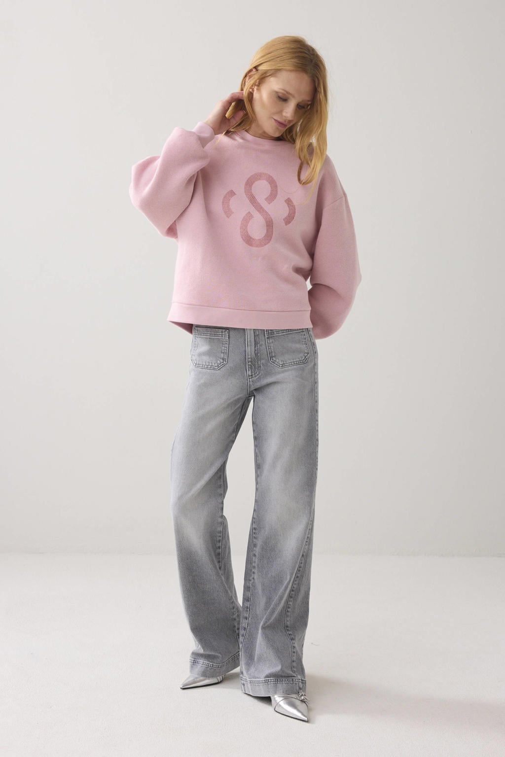 Summum sweater lichtroze
